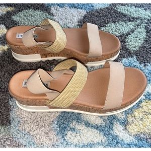 STEVE MADDEN Kabel Platform Wedge Sandal Size 10